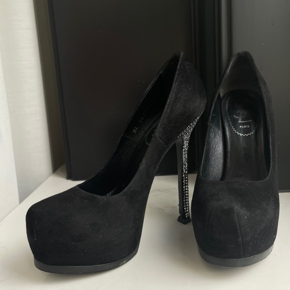 🖤YSL Tribute Two Crystal Heel Pumps - Picture 6 of 6